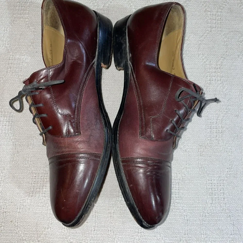 J. Murphy Men’s Dress Shoes Size 11 M Brown Leather Captoe Business Formal City